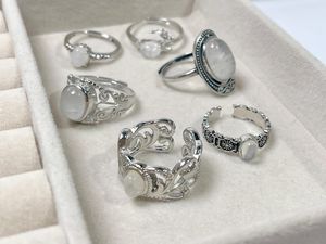925 Sterling Silver <b>Moonstone</b> Crystal <b>Ring</b> Genuine <b>Moonstone</b> Crystal <b>Ring</b> Wholesale Price - Product Image 5