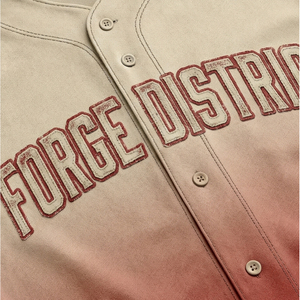Camiseta de béisbol vintage estilo urbano, degradado, ropa deportiva transpirable, uniforme de equipo, moda USA Europa, MALUZA INDUSTRIES - Product Image 5