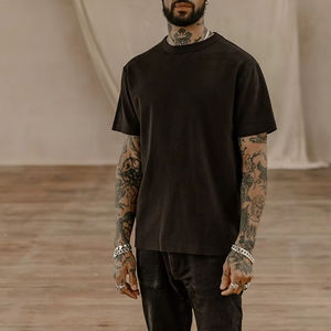 Camisetas HSI Lisas de Corte Holgado al por Mayor, Camisetas Casuales para Hombre Hechas en Pakistán, de Secado Rápido, 100% Algodón, Hechas en Pakistán - Product Image 2