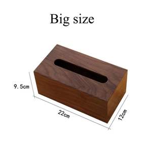 Boîte à mouchoirs compacte en bois pour l'organisation des petits espaces, offrant un rangement efficace avec un aspect élégant - Product Image 2