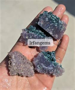 Lot de tranches d'agate raisin 100% naturelles faites à la main, prix de gros, pierres pour la fabrication de bijoux en agate raisin, formes et tailles variées - Product Image 6