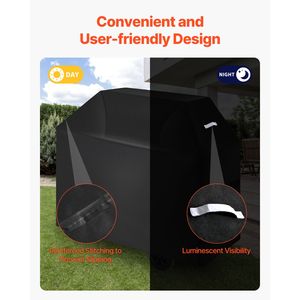 Copertura per Barbecue da 58 Pollici - Impermeabile e Resistente alle Intemperie - Poliestere 600D - Accessorio per Griglia a Carbone - Product Image 5