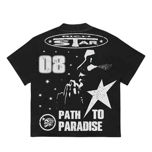 เสื้อยืดลำลองริชสตาร์ ยูนิเซ็กซ์ สีสันปรับแต่งได้ แขนสั้น ผ้าฝ้าย 100% เนื้อนุ่มพิเศษ ทรงหลวม น้ำหนัก 250 กรัม ผ้าเจอร์ซีย์ ลายเรียบ - Product Image 2