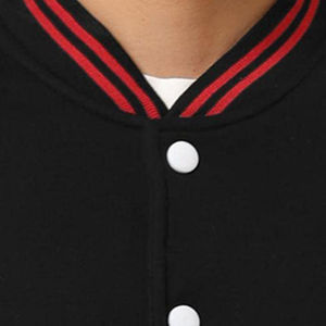 Chaquetas Varsity de Alto Rendimiento con Logotipo Personalizado para Hombre, Color Sólido, Talla Grande, Tela Ligera, Logotipo Frontal Recubierto - Product Image 3