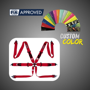 Cinturón de Seguridad Profesional para Automovilismo de 6 Puntos con Bloqueo de Leva y Servicio de Logotipo Personalizado, Certificado FIA, Producción en Taiwán - Product Image 4