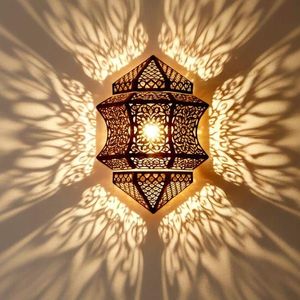Lampe Diya suspendue en laiton faite à la main de haute qualité avec chaîne, éclairage décoratif traditionnel indien pour la maison et le temple, cadeau de Noël - Product Image 4