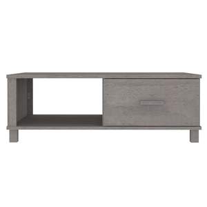HAMAR Light Gray Solid <b>Wood</b> Pine <b>Coffee</b> <b>Table</b> 39.4"x21.7"x13.8" - Product Image 5