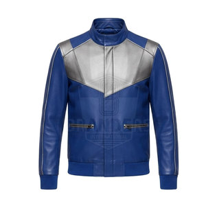 Conjunto Deportivo Urbano de Cuero para Hombre con Chaqueta de Cierre Completo y Pantalones Coordinados, Ropa Moderna de Moda Urbana - Product Image 3