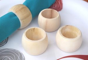 Anillos para Servilletas de Madera Maciza, Diseño Nórdico Moderno, Porta Servilletas Ecológicos y Duraderos, Decoración de Mesa Personalizada para Bodas y Fiestas - Product Image 2