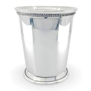 Gobelets Mint Julep Classiques en Acier Inoxydable avec Bordure Perlée, Verres à Cocktail Vintage Argentés, Tasses à Boire en Métal Style Étain – Fabricant - Product Image 1