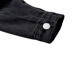 Full Sleeve button up Jeans <b>Jacket</b> <b>Men</b> <b>Denim</b> <b>Jacket</b> New Arrival 2026 Custom Product <b>Men</b> <b>Denim</b> <b>Jacket</b> - Product Image 3