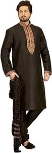 Men Traditional Long Sleeve Shalwar Kameez Premium Cotton Material Comfortable Regular Fit Clothing - Product Image 5