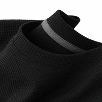 T-shirt Homme Personnalisé OEM Brodé en Maille Gaufrée à Col Rond et Manches Courtes, Respirant et Séchage Rapide en Polyester pour l'Été – Fabrication Chinoise BD