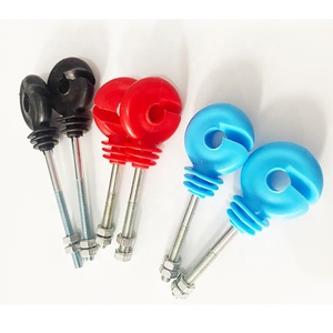 Fence Ring Post Wood Post Insulator with Insulator Socket <b>Tool</b> Electric Fence Insulator - Product Image 4