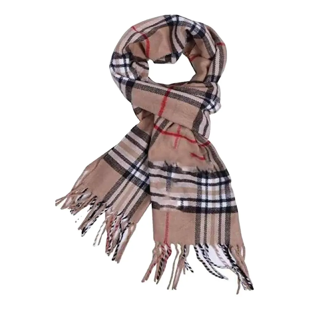 Wholesale High Quality Scarves 2024 Autumn and Winter Thickened Wool Warm New Men and Women Scarf