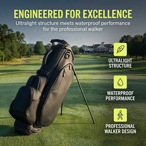Bolsa de Golf Impermeable de Cuero PU con Logotipo Personalizado, Ligera y con Múltiples Bolsillos para Adultos - Product Image 4