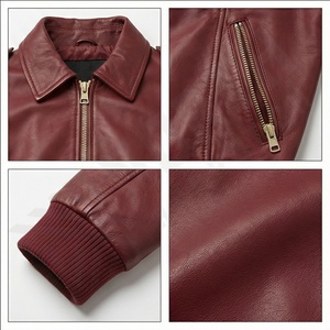 Vestes longues en cuir de haute qualité pour femmes des fabricants professionnels Vêtements d'extérieur à la mode d'hiver avec col montant en vente! Dames - Product Image 4