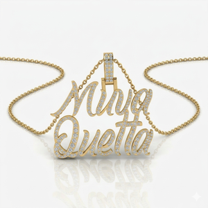 Collar con Colgante de Nombre en Letra Cursiva Personalizado, Chapado en Plata, con Diamante Cultivado en Laboratorio, Unisex, Regalo para Cumpleaños, Aniversario, Compromiso - Product Image 6