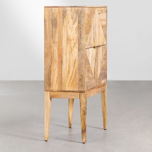 Buffet haut Vandana Grand Vista 90x40 cm en bois de manguier Baty Design - Product Image 3