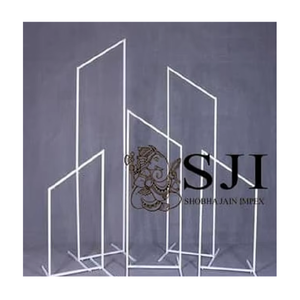 Shobha Jain Impex Designer Wedding Decorations Metal Wedding <b>Arch</b> <b>Frame</b> Mariage Row Runner Square Backdrop Stand Background - Product Image 1