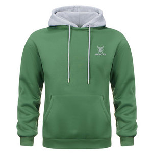 Service OEM, nouveaux modèles de sweats à capuche pour hommes, haute qualité, couleurs unies, sweats à capuche basiques pour hommes en vente en ligne - Product Image 1