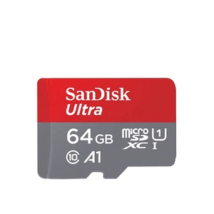 Sandisk <span class=keywords><strong>64GB</strong></span> 128GB siêu A1 cho <span class=keywords><strong>microSD</strong></span> thẻ nhớ U1 tốc độ nhựa tương thích với điện thoại GPS máy ảnh DVR MP3 - Product Image 1