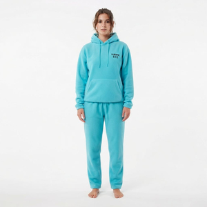 Conjunto de dos piezas de moda para mujer: Sudadera oversize personalizada y pantalón de chándal estilo urbano al por mayor - Product Image 4