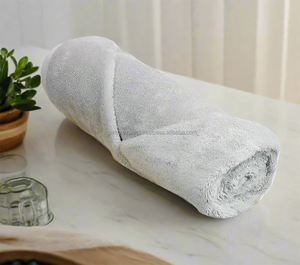 Serviettes de bain d'hôpital en coton 400 GSM de qualité export, épaisses, douces, lisses, légères, séchage rapide, tissu pour soins intensifs, OEM - Product Image 3