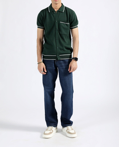 Camiseta Polo para Hombre, Nueva, Personalizada, Transpirable, de Algodón, de Alta Calidad, de Color Sólido, a Precio Económico - Product Image 2