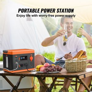 Stazione di Alimentazione Portatile 296Wh, Generatore Solare 300W (Picco 600W), Batteria agli Ioni di Litio, LED 3W, Uscita AC a Onda Sinusoidale Pura - Product Image 2