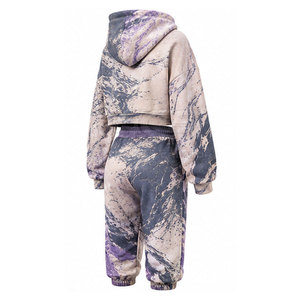 Ensemble de sweats à capuche courts pour femmes, en tissu doux, coupe confortable et style moderne deux pièces pour un usage quotidien - Product Image 5