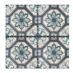 Carreaux muraux en céramique de style arabe pour salle de bain, motif floral, carreaux modernes en ciment pour extérieur - Product Image 4