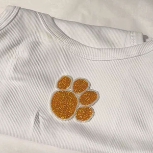 Top de Moda con Cuentas Bordadas a Mano, Top Elegante con Cuentas - Product Image 1