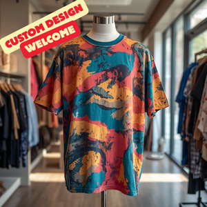 Camiseta Estampada para Hombre, Personalizada, de Algodón, Cuello Redondo, Informal, con Diseño Gráfico - Product Image 3