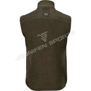 Outdoor Hunting 100% Micro Fleece Fabric Harkila Hunting Vest With Zipper Closing Gilet With Multi Pockets Travel Vest - Product Image 2