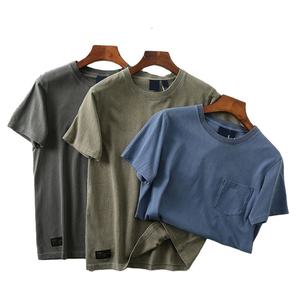 เสื้อยืดคอร์ดูรอยคุณภาพสูง 100% ผ้าฝ้าย พร้อมลายพิมพ์ตามสั่ง ทรงปกติสำหรับผู้ชาย มีกระเป๋า 150 GSM ผลิตในบังกลาเทศ - Product Image 6