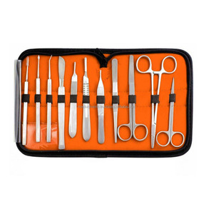 ชุดเครื่องมือผ่าตัดเล็กขั้นพื้นฐาน สแตนเลสสตีล กรรไกรมือ คีมหนีบ ชุดอุปกรณ์ผ่าตัด สำหรับนักศึกษาแพทย์และสัตวแพทย์ - Product Image 2