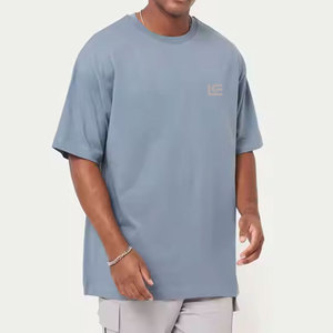 Camiseta Oversize Cómoda y Sólida, Transpirable, Talla Personalizada, Alta Calidad, Secado Rápido, Hecha de Algodón y Poliéster, Colores Personalizados, en Stock - Product Image 1