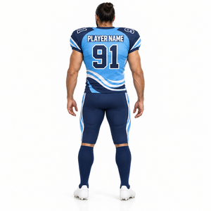 Uniforme de Fútbol Americano Personalizado con Gráficos, Conjunto de Jersey y Pantalones para Jugadores Adultos, Antibacteriano y Transpirable - Product Image 3