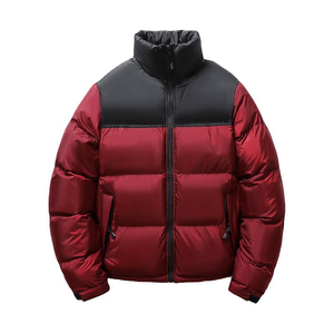 <b>Men</b> Hooded Puffer Jacket Eco-Friendly Windproof Winter Streetwear Lightweight Durable Nylon/Cotton Shell - Product Image 2