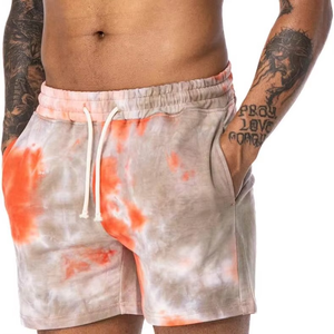 Pantalones Cortos Casuales Tie Dye para Hombre, Pantalones Cortos Deportivos de Verano, Logotipo Personalizado OEM ODM, Venta al por Mayor - Product Image 5