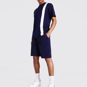 ชุดวอร์มโลโก้สั่งทำสำหรับผู้ชาย ชุดจ็อกเกอร์ แบรนด์ส่วนตัว ชุดแทรคสูทขาสั้นสำหรับผู้ชาย ชุดขาสั้นฤดูร้อนสำหรับผู้ชาย - Product Image 1