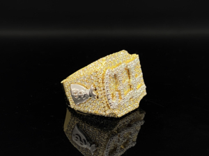 Nouvelle montre bague tendance en moissanite style hip-hop avec sertissage à griffes, plaquée argent, pour fiançailles, mariage et anniversaire - Product Image 4