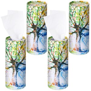 Eco Friendly Bamboo Facial <b>Tissue</b> <b>Paper</b> 3 Ply Portable Car <b>Tissue</b> Tube Travel Auto <b>Tissue</b> Supplier Manufacturer Recycled <b>Paper</b> - Product Image 2