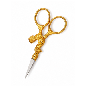Ciseaux à broder Golden Stork en acier inoxydable, lame pointue, manche métallique, outils de couture multi-usages DIY, petits - Product Image 6