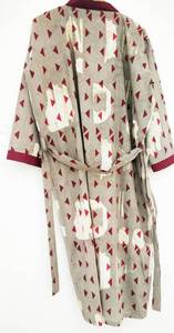 Kimono Indio Moderno Hecho a Mano de Alta Calidad, Transpirable, para Mujer, Manga Larga, Teñido Anudado, Tejido Ecológico, para Vacaciones - Product Image 2