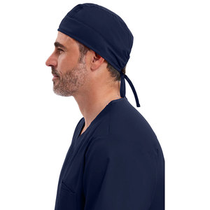Breathable Cotton <b>Scrub</b> <b>Caps</b> For Dental Medical And Surgical Staff Hat With Adjustable Tie Men Workwear Medical <b>Scrubs</b> <b>Caps</b> - Product Image 5