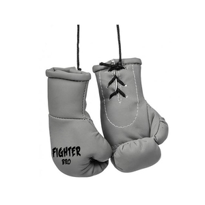 Gants de boxe suspendus pour voiture en cuir artificiel, décoration de rétroviseur automobile, mini souvenir pour entraînement de boxe et de karaté - Product Image 2