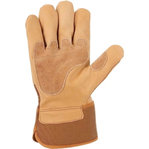 Gants de sécurité industriels haute performance en cuir de vachette pleine fleur certifiés CE, antidérapants, avec manchette de sécurité, pour travaux lourds et ignifuges - Product Image 4