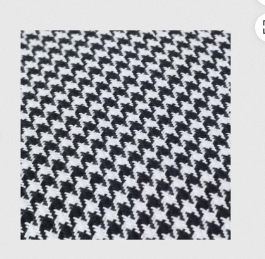 18 x 18 Inch <b>Black</b> Houndstooth Woven Cotton Decorative Throw <b>Pillow</b> Eco-Friendly 400TC Anti-Static Cushion Cover - Product Image 3